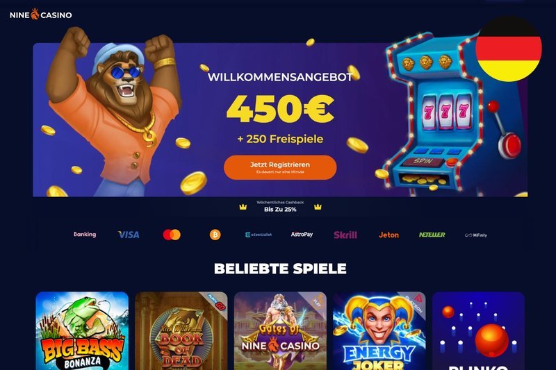 Wie funktioniert der Nine Casino Login und was bekomme ich als neuer Spieler?